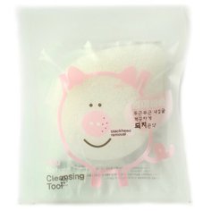 Спонж Dr Lola Face Cleansing Pig Konjac Pure Ingredients белый