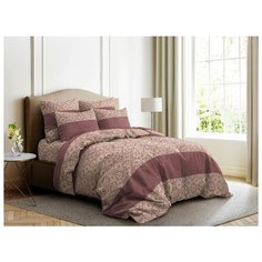 Постельное белье 2-спальное с евро простыней Ночь Нежна Марракеш 50 х 70 см бязь коричневый