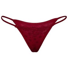 Le Cabaret Трусы Виченца стринги с кружевом, размер 38-48, красный