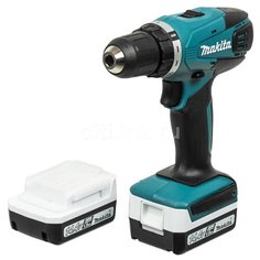 Аккумуляторная дрель-шуруповерт Makita DF347DWEX8 Li-Ion 1.5 А·ч 14.4 В x2 кейс 30 Н·м синий/черный