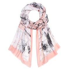 Палантин Mellizos S10-27ZM/12 белый/розовый