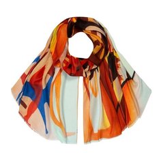 Палантин Mellizos S10-20sG/900 коричневый/оранжевый