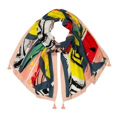 Палантин Mellizos S10-24TS/323 розовый/желтый