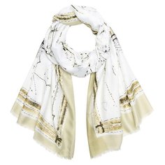 Палантин Mellizos S10-27ZM/11 зеленый/белый