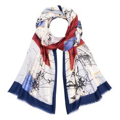 Палантин Mellizos S10-27ZM/12 белый/синий