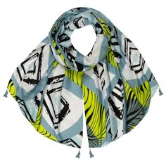 Палантин Mellizos S10-28QF/914 голубой/желтый