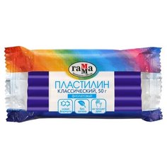 Пластилин ГАММА Классический фиолетовый 50 г (270818_08) Gamma