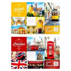 Альбом для рисования на скрепке ArtSpace Путешествия. Яркая мозаика 29.7 х 21 см (A4), 100 г/м², 12 л.