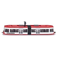 Трамвай Siku Bombardier (1895) 1:87 23 см красный/белый