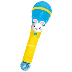 Азбукварик микрофон Суперхит Пой и танцуй голубой