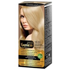 Белита-М Hair Happiness крем-краска для волос, 10.31 очень светлый бежевый блондин