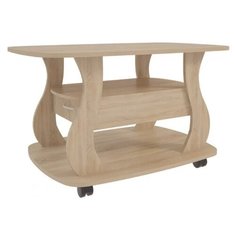 Столик журнальный MEBELSON Барон 3, ДхШ: 99.2 х 59.8 см, дуб сонома