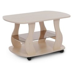 Столик журнальный MEBELSON Барон 2, ДхШ: 99.2 х 59.8 см, дуб млечный