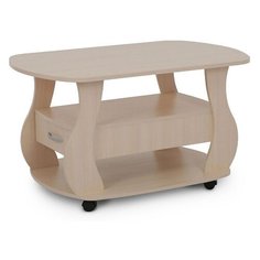 Столик журнальный MEBELSON Барон 3, ДхШ: 99.2 х 59.8 см, дуб млечный