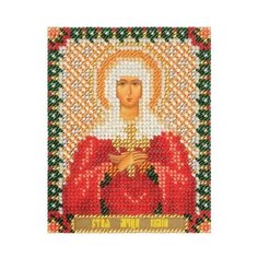PANNA Набор для вышивания бисером Икона Святой мученицы Юлии 8.5 х 10.5 см (CM-1432/ЦМ-1432)