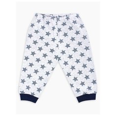 Брюки Веселый Малыш 33170/one/звезды размер 80, темно-серый