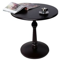 Столик журнальный Мебелик Рио 5, d: 60 см, венге