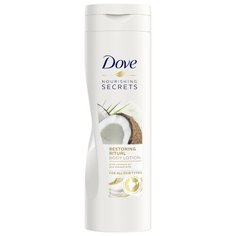 Лосьон для тела Dove Nourishing Secret восстанавливающий с кокосовым маслом и миндальным молочком, бутылка, 250 мл