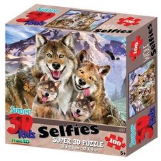 Пазл Prime 3D Селфи волков (13669), 100 дет.