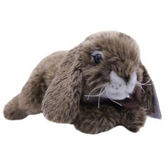 Мягкая игрушка Anna Club Plush Кролик коричневый лежащий 10 см