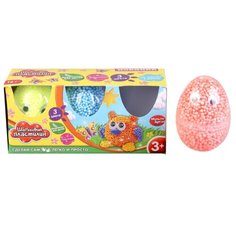 Шариковый пластилин MultiArt Набор шарикового крупнозернистого пластилина с блестками, 3 цвета (1045S-3GLPD)