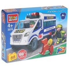 Конструктор ГОРОД МАСТЕРОВ Полиция 3070 Газель: операция спецназа