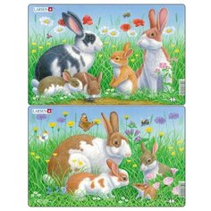 Набор рамок-вкладышей Larsen Кролики (CU3)