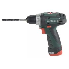 Аккумуляторная дрель-шуруповерт Metabo PowerMaxx BS 2014 Basic Li-Ion 2.0 А·ч 10.8 В х2 коробка 34 Н·м зеленый/черный