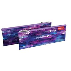 ErichKrause Пенал-конверт Purple Print (49015) фиолетовый