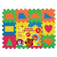 Коврик-пазл Играем вместе Союзмультфильм с фигурами (D18587FIG-CRT)