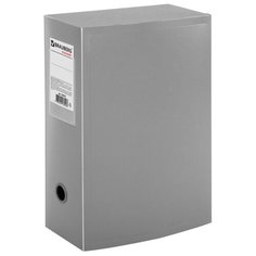 BRAUBERG Короб архивный Energy А4, пластик 100 мм серый