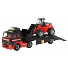 Набор техники Полесье Mammoet Volvo в коробке (56825) черный/красный