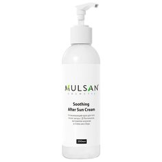 MULSAN Soothing After Sun Cream Успокаивающий крем после загара с Д-Пантенолом, экстрактом моркови и гелем алоэ Вера 200 мл 1 шт.