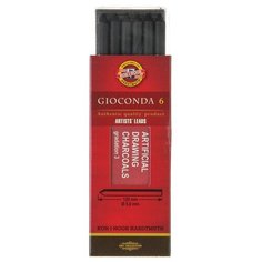 KOH-I-NOOR Уголь искусственный Gioconda, 6 шт (8673/3)