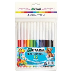 СТАММ Набор фломастеров "Веселые игрушки", 12 шт. (ФВ404)