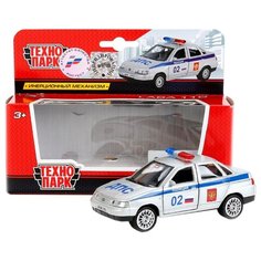 Легковой автомобиль ТЕХНОПАРК Lada 2110 Полиция (SB-16-44-P-WB) 1:34 12 см белый