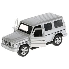 Внедорожник ТЕХНОПАРК Mercedes-Benz G 500 (G-СLASS-BK/SL/BE) 12 см серебристый