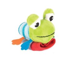 Погремушка Happy Snail Лягушонок Квака на ручку зеленый