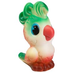 Игрушка для ванной ОГОНЁК Попугай Кеша (С-388) бежевый/зеленый/красный