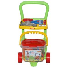 Винтовой конструктор Полесье Изобретатель 54401 Тележка