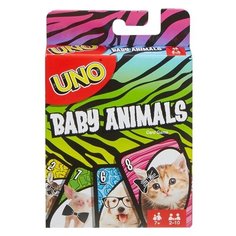Настольная игра Mattel Uno Маленькие животные FLK78