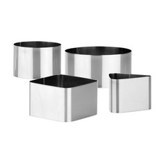 Форма кулинарная Tescoma GrandCHEF 428724, 4 шт. серебристый