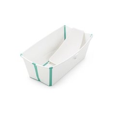 Ванночка Stokke FlexiBath со вставкой бирюзовый