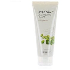 TheFaceShop пенка для умывания Herb Day 365 Mung Beans Cleansing Foam, 170 мл