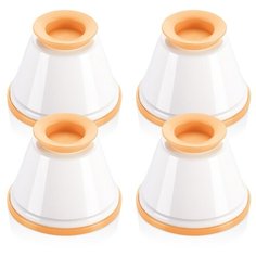 Форма для пудинга Tescoma Delicia 4 ячейки, 630591 белый/желтый