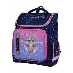 Berlingo Ранец Classic Meow kitty, розовый/синий