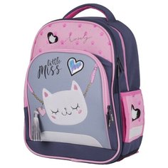 Berlingo ранец Flash Cat-purse, фиолетовый/розовый