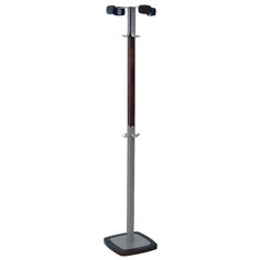 Напольная вешалка Мебелик Босс 4 темно-коричневый/металлик