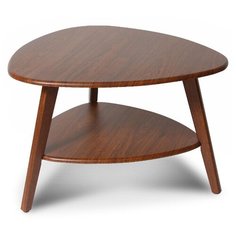 Столик журнальный Калифорния мебель Бруклин, ДхШ: 78 х 77 см, орех