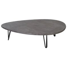 Столик журнальный Калифорния мебель Дадли, ДхШ: 94 х 69 см, серый бетон